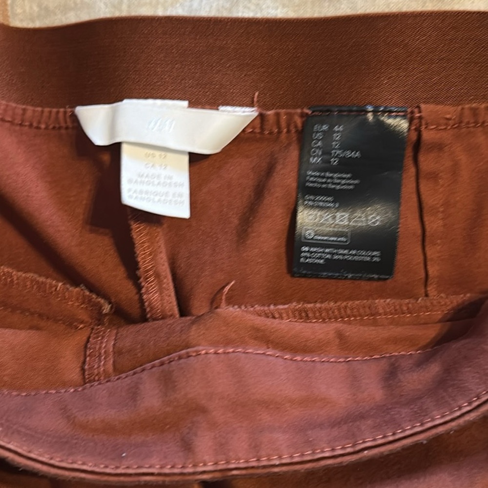 H&M Rust Brown Pants